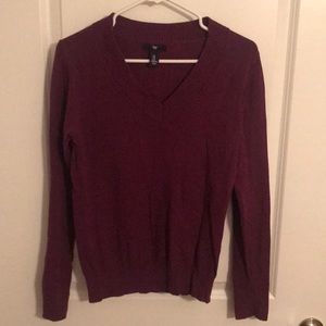 Gap Eggplant purple sweater